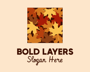 Autumn Maple Leaves logo design