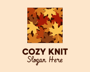 Autumn Maple Leaves logo design