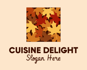 Autumn Maple Leaves logo design