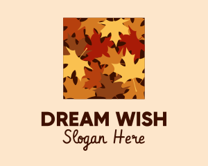 Autumn Maple Leaves logo design