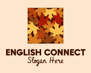 Autumn Maple Leaves logo design