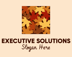 Autumn Maple Leaves logo design