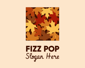 Autumn Maple Leaves logo design