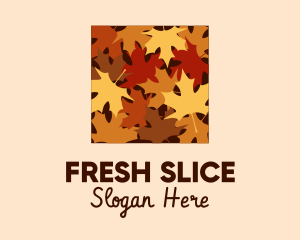 Autumn Maple Leaves logo design