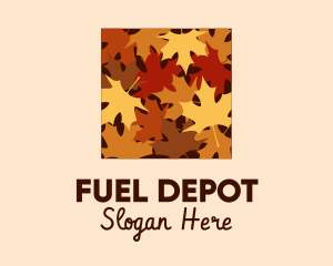 Autumn Maple Leaves logo design