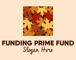 Autumn Maple Leaves logo design