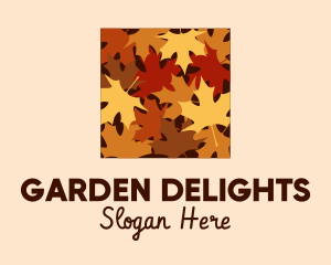 Autumn Maple Leaves logo design