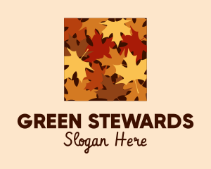 Autumn Maple Leaves logo design