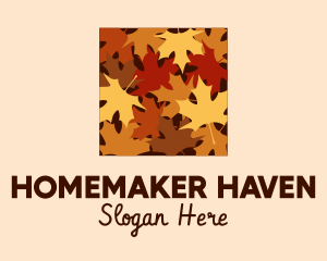 Autumn Maple Leaves logo design