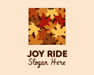 Autumn Maple Leaves logo design