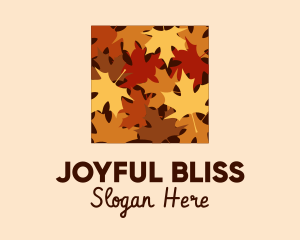 Autumn Maple Leaves logo design