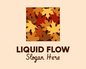 Autumn Maple Leaves logo design