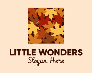 Autumn Maple Leaves logo design