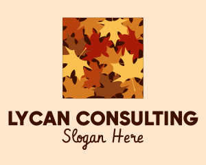 Autumn Maple Leaves logo design