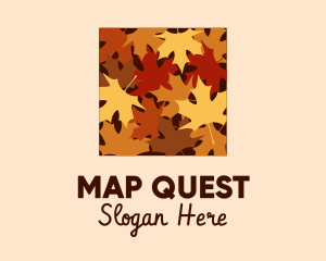 Autumn Maple Leaves logo design