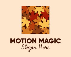 Autumn Maple Leaves logo design