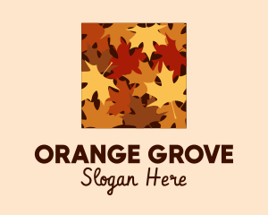 Autumn Maple Leaves logo design