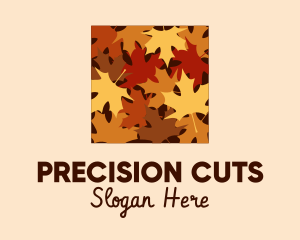 Autumn Maple Leaves logo design