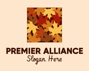 Autumn Maple Leaves logo design