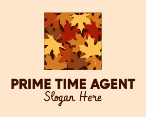 Autumn Maple Leaves logo design