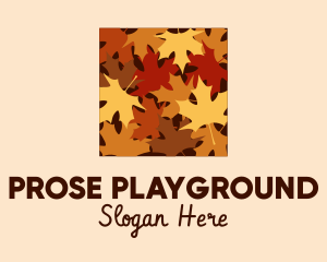 Autumn Maple Leaves logo design