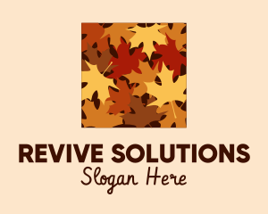 Autumn Maple Leaves logo design