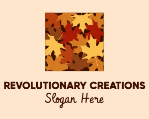 Autumn Maple Leaves logo design