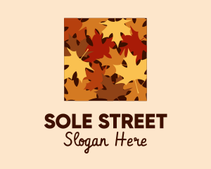 Autumn Maple Leaves logo design