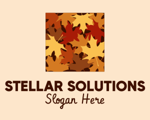 Autumn Maple Leaves logo design