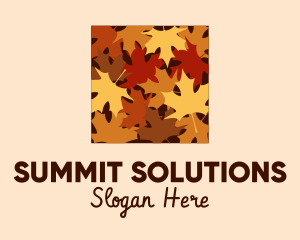 Autumn Maple Leaves logo design