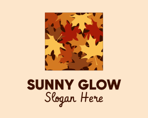 Autumn Maple Leaves logo design