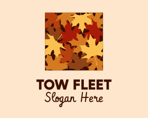 Autumn Maple Leaves logo design