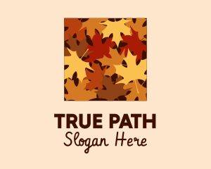 Autumn Maple Leaves logo design