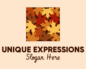 Autumn Maple Leaves logo design