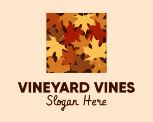 Autumn Maple Leaves logo design