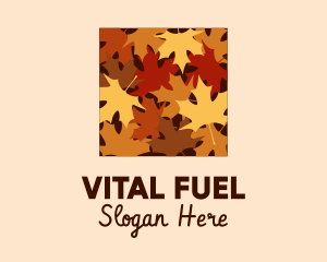 Autumn Maple Leaves logo design