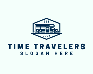 Travel Trailer Van logo design