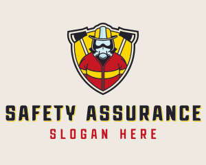 Fire Safety Fireman logo