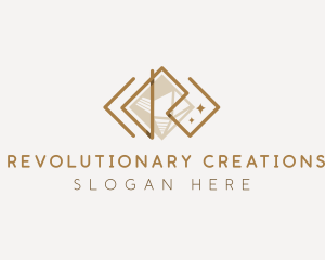 Luxury Gemstone Boutique logo design