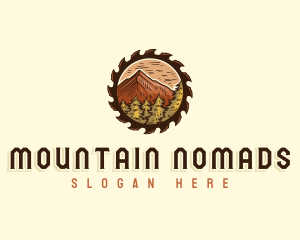 Mountain Forest Woodwork logo design