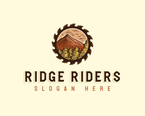 Mountain Forest Woodwork logo design