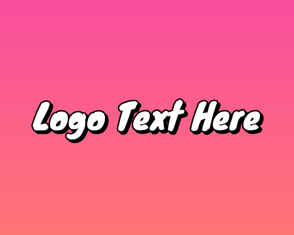 Text logo example 3