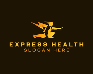 Lightning Express Human  logo