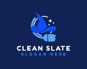 Wizard Hat Cleaning logo design