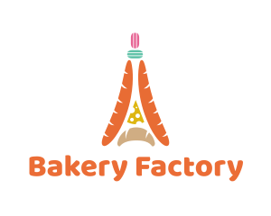 French Bread Bakery logo design