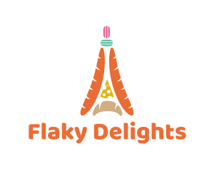 French Bread Bakery logo design