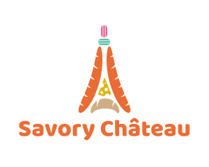 French Bread Bakery logo design