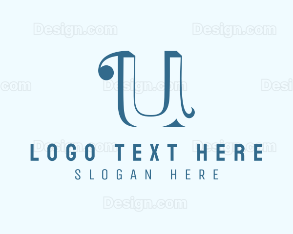 Photography Studio Letter U Logo