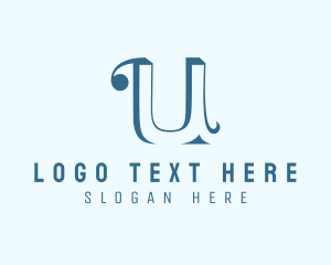 Photography Studio Letter U logo