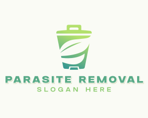 Eco Garbage Trash logo design